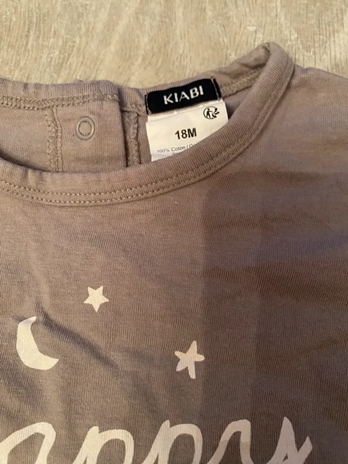 Lot de 2 pyjama fins kiabi 18 mois - photo numéro 3