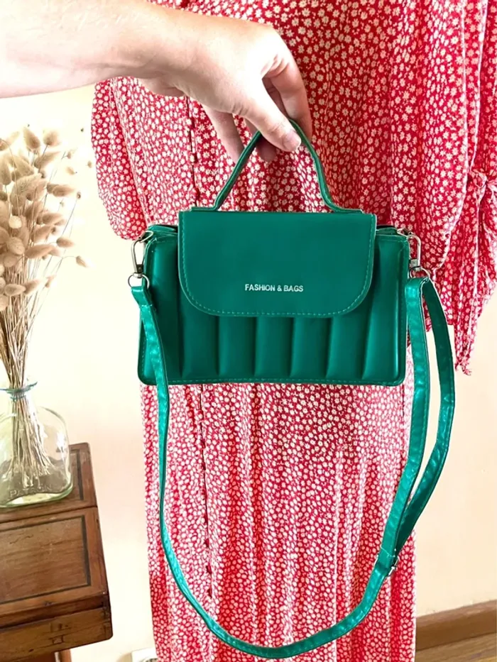 Sac à Main Trendy Vert Émeraude - Fashion & Bag - photo numéro 15