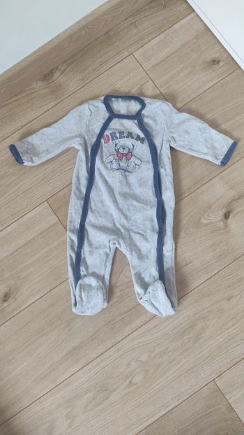 Pyjama velours 1piece