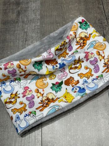 Snood tour de cou cache cou enfant Pokémon 8 ans