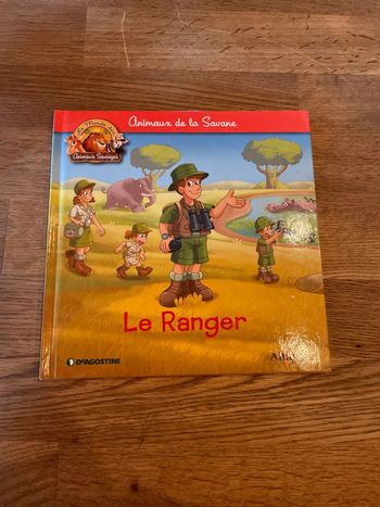 Livre Altaya Le monde des animaux Sauvages Animaux de la savane Le ranger