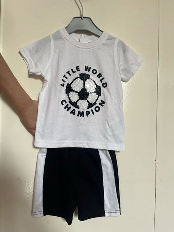 Ensemble foot garçon 12 mois