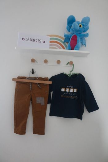 Ensemble haut Gémo et pantalon Creeks 9 mois