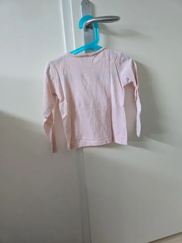 T-shirt fille manches longues taille 3ans - photo numéro 3
