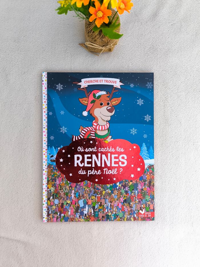 Livre Où sont cachés les rennes du père Noël ?
