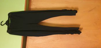 Legging noir à fronces