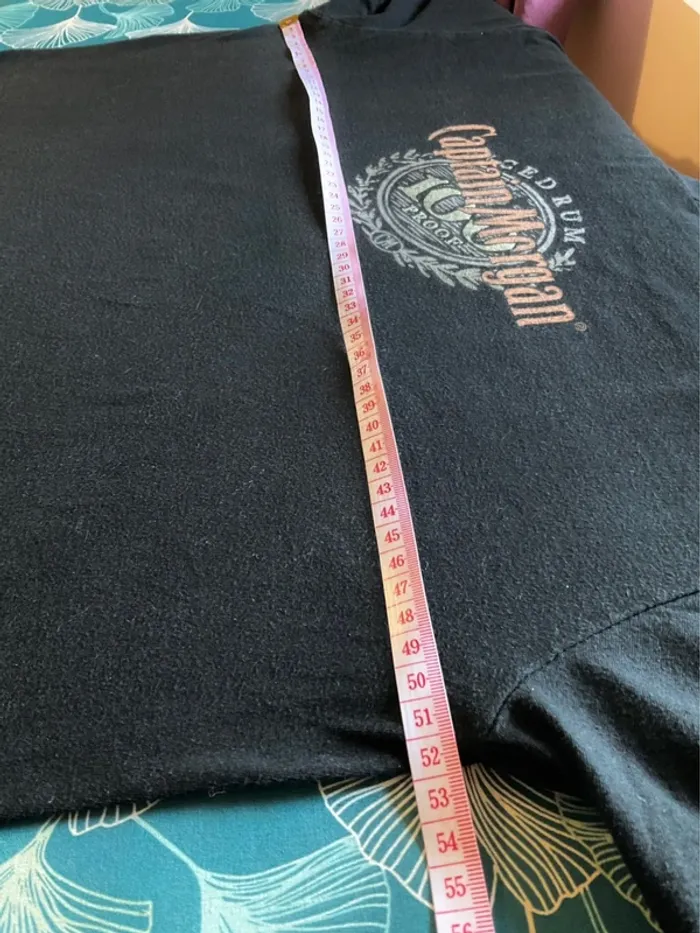 T-shirt noir pour homme Captain Morgan taille L 463 - photo numéro 5