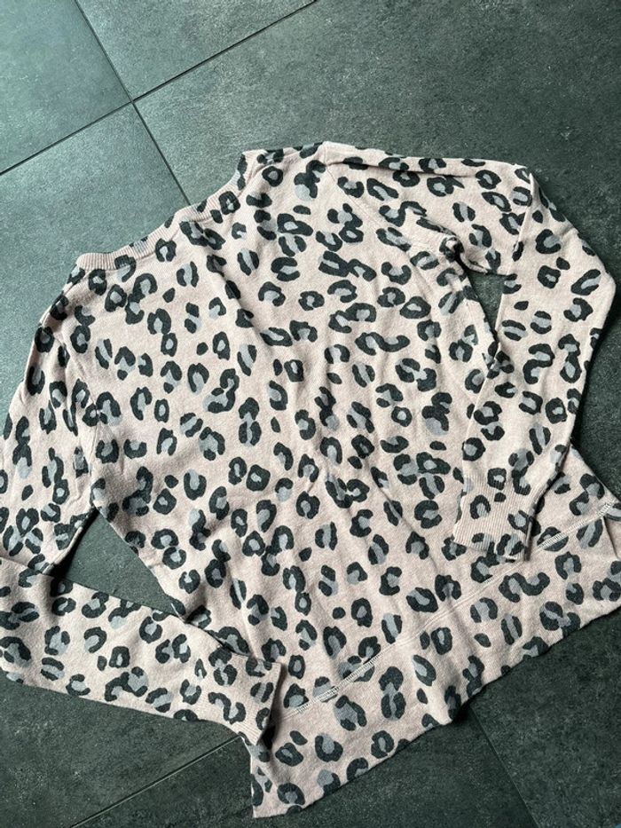 Gilet léopard rose Mango taille S - photo numéro 5