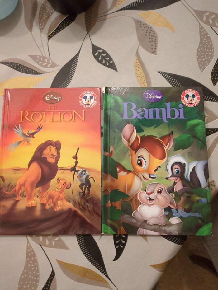 Lot de deux livres Disney
