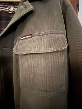 Veste velours côtelé 