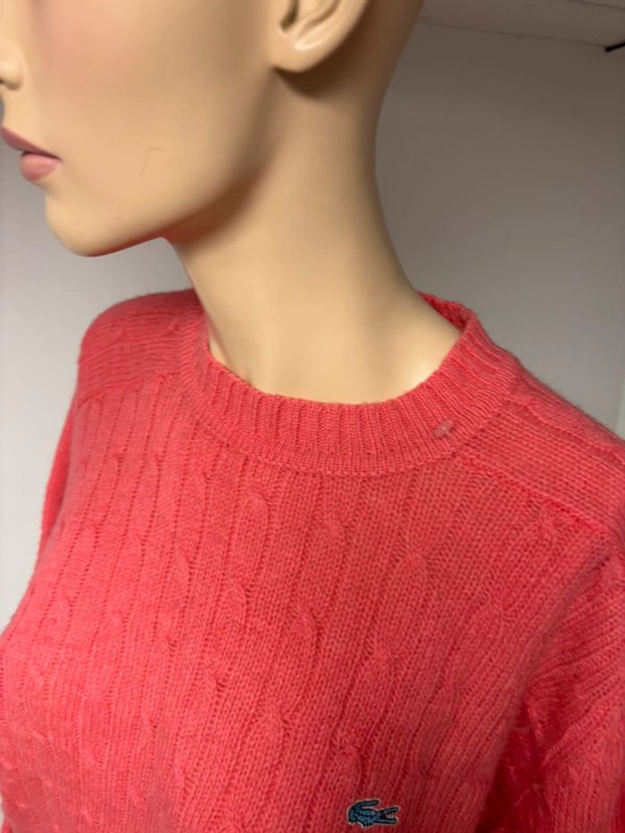 Pull en laine mérinos Lacoste zod vintage - photo numéro 5
