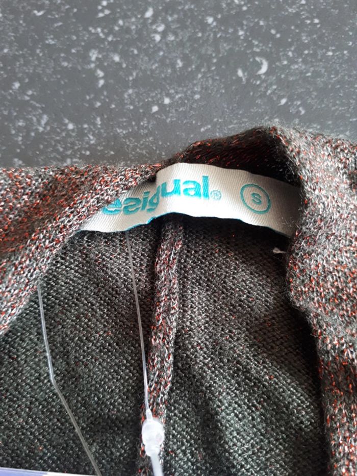 Gilet oversize neuf desigual taille S - photo numéro 3