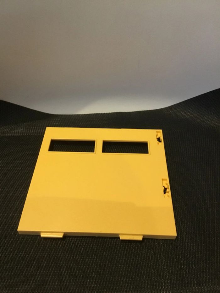 Playmobil mur parois jaune avec double ouvertures 16x15cm pièces détachées maison moderne 9266 - photo numéro 3