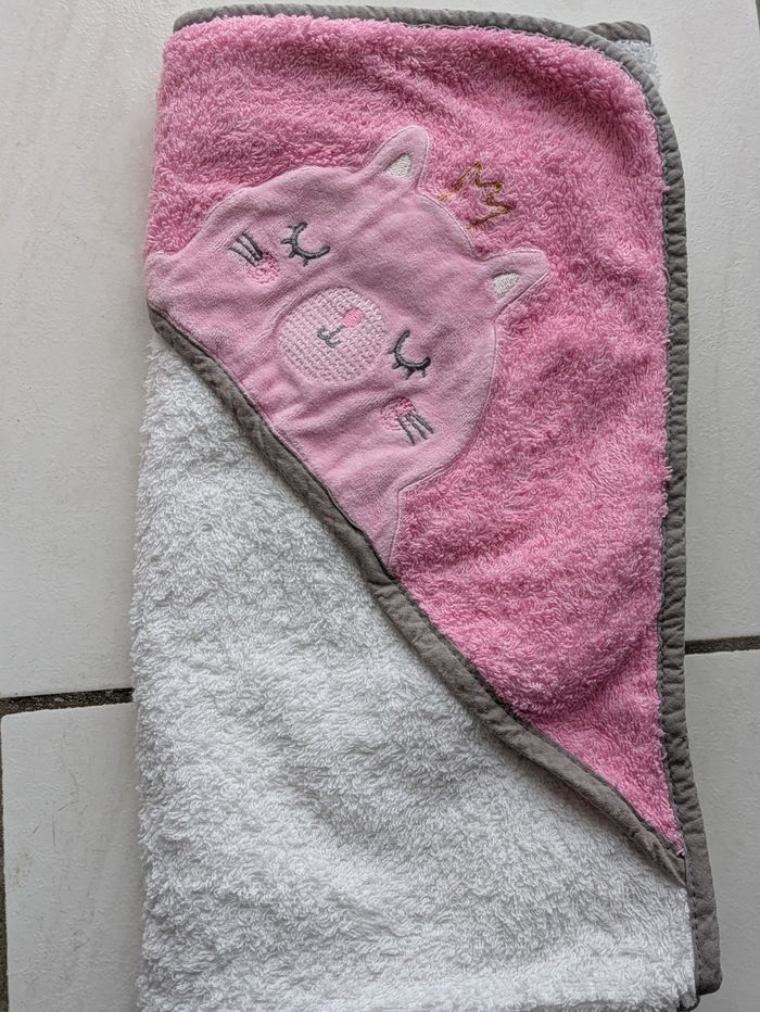Lot de 2 capes de bain bébé - photo numéro 2