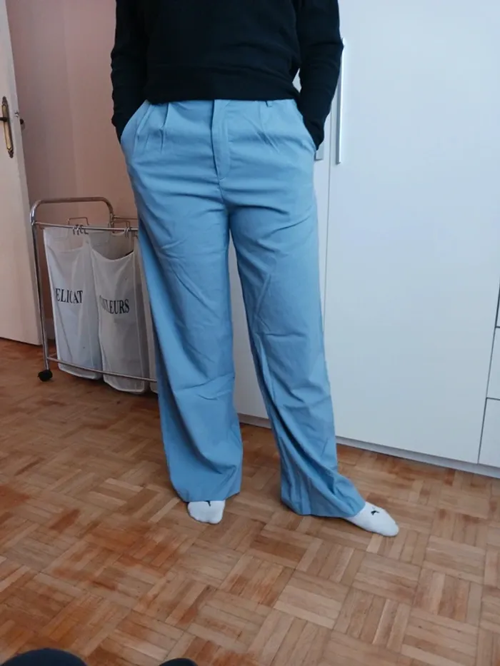 Pantalon large femme