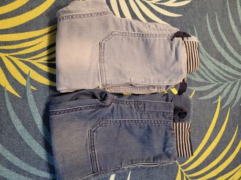 Lot de deux jeans taille élastiquée garçon 4 ans orchestra