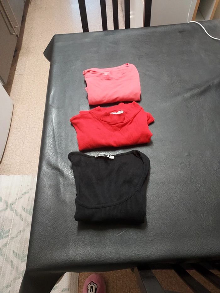 Lot de 4 bodys été femme S - photo numéro 8