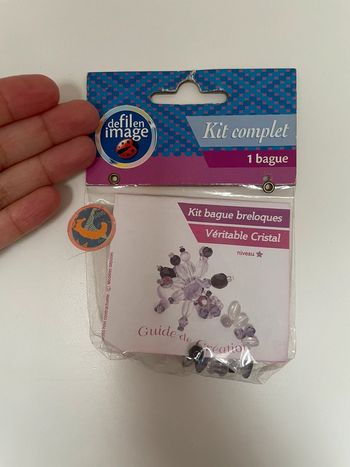 Perle kit bague breloque guide de création de fil en images, neuf