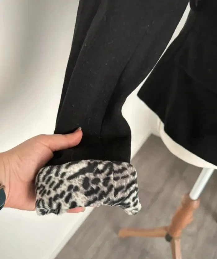 Sinéquanone veste noire avec col amovible vintage - photo numéro 8