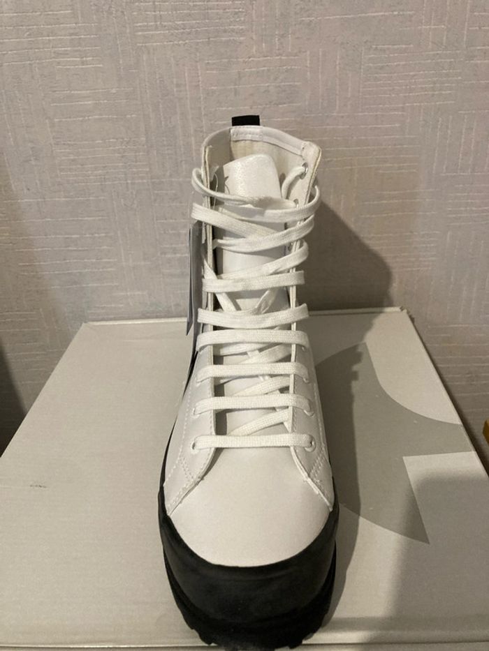 Bottines blanches Superga Alpina vegan leather 🌱 41 - photo numéro 7