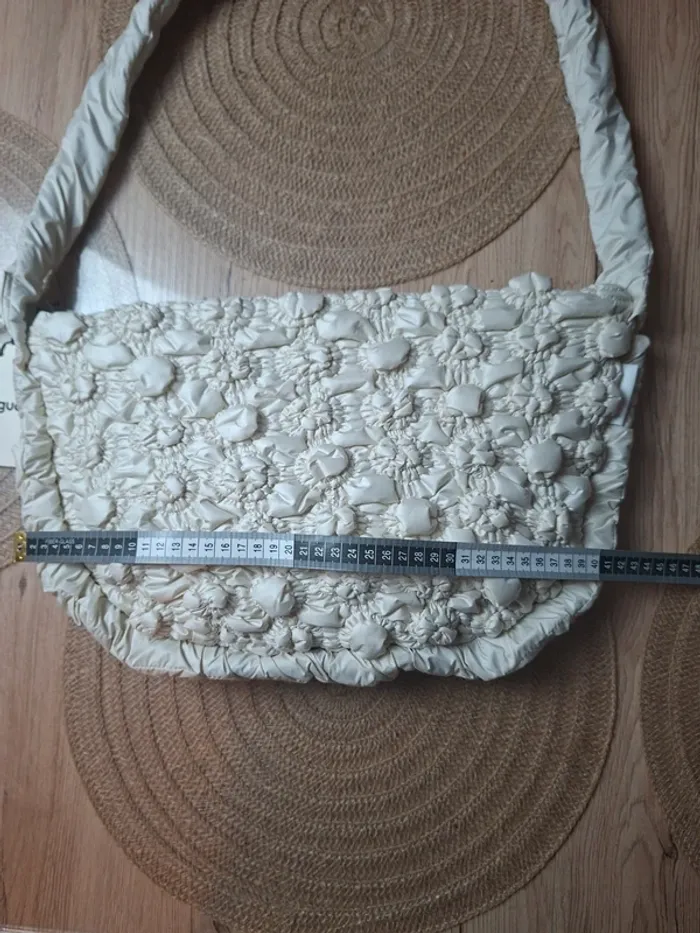 Sac Desigual blanc texturé – neuf avec étiquette - photo numéro 13
