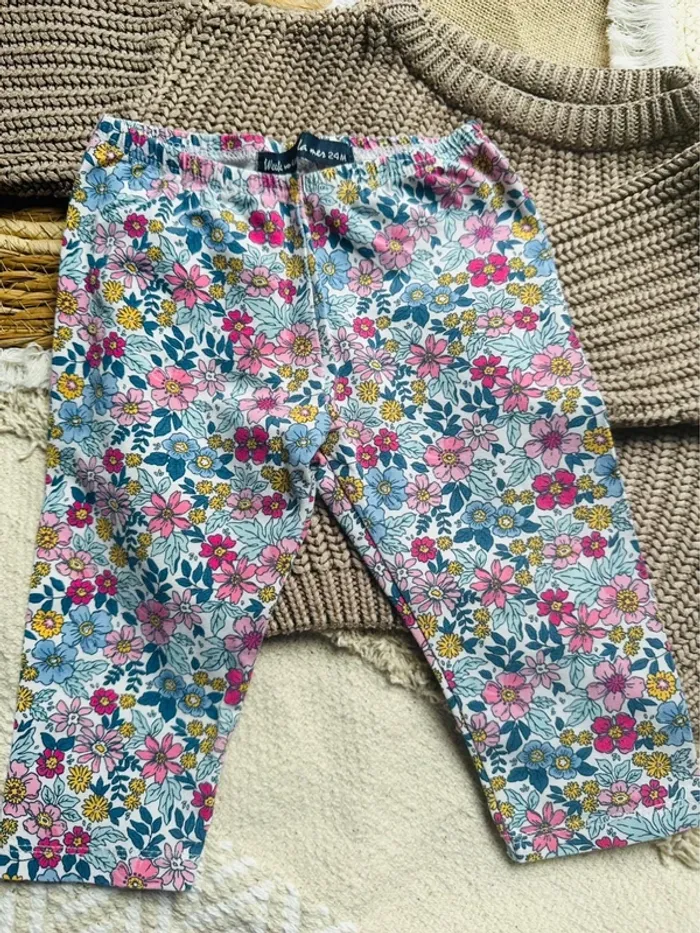 Magnifique Ensemble Pull maille Baby styling et Legging liberty week-end à la mer - photo numéro 4