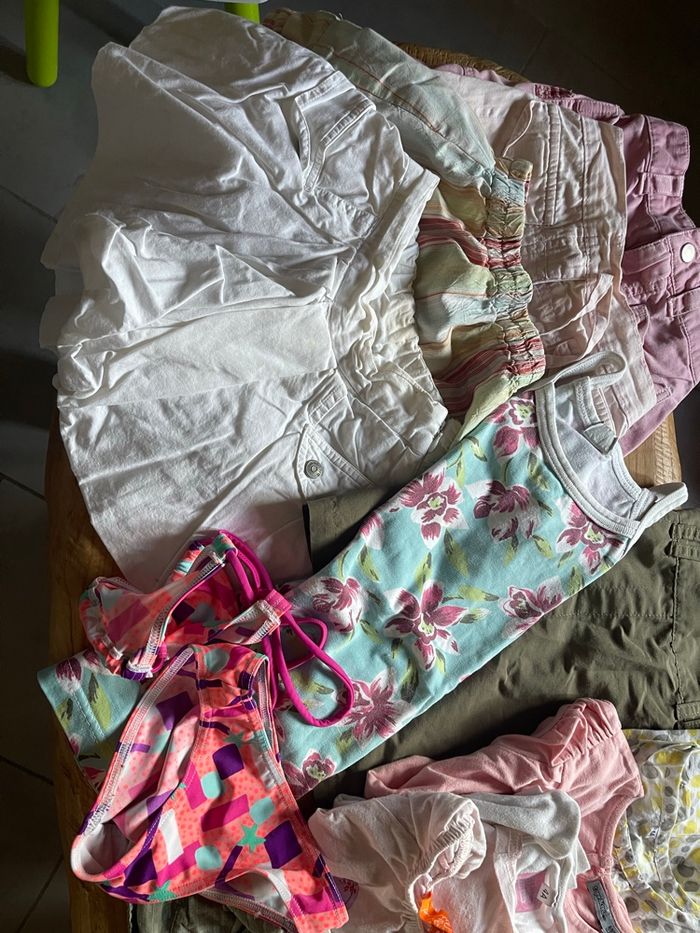 Lot fille 4 ans été