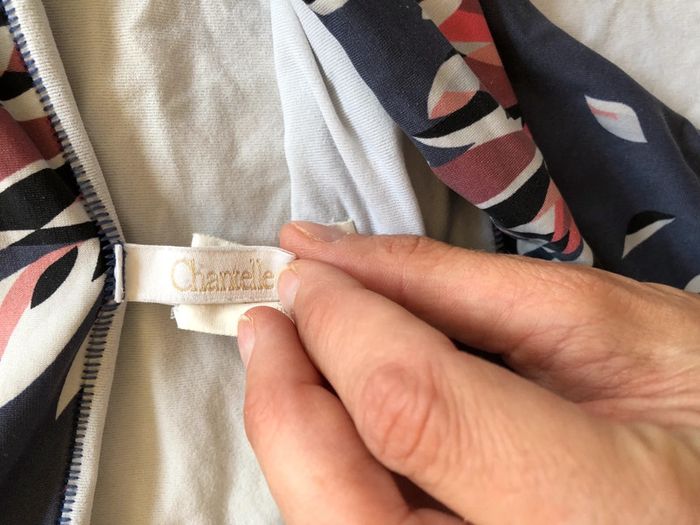 Bas de maillot de bain indigo et rose taille haute Chantelle taille 42 44 très bon état - photo numéro 11