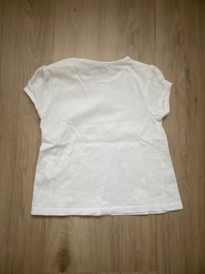 Tee shirt Kiabi blanc 12 mois - photo numéro 2