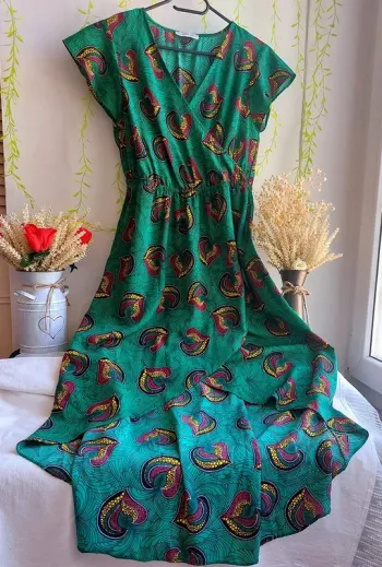 Robe d'été Vintage Love – M – Vert – État : Excellent