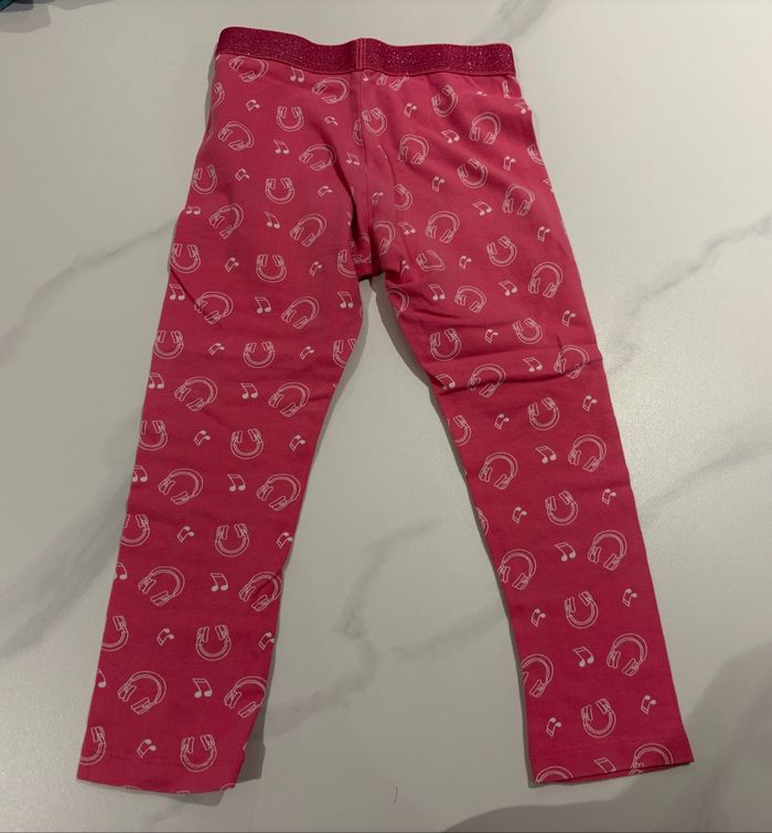 Legging casque/musique rose/blanc Lupilu 98/104cm - photo numéro 3