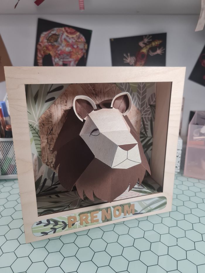 Veilleuse lion chambre bebe - photo numéro 2