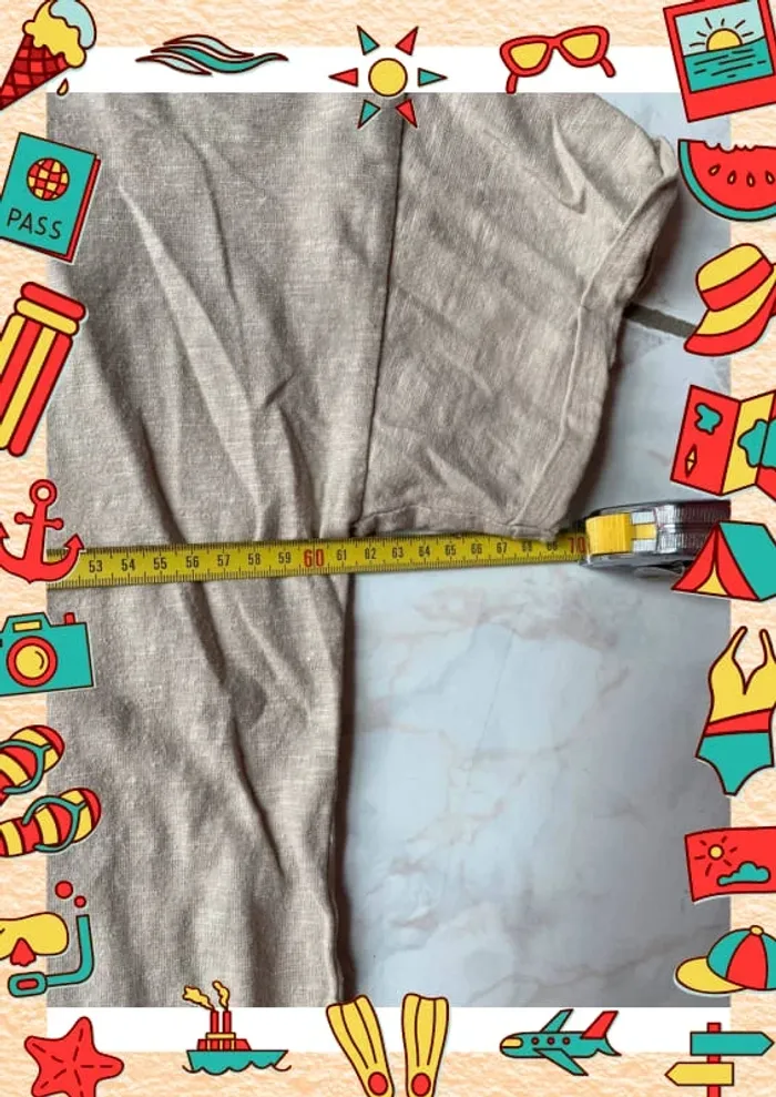 T shirt beige Camaïeu - photo numéro 7