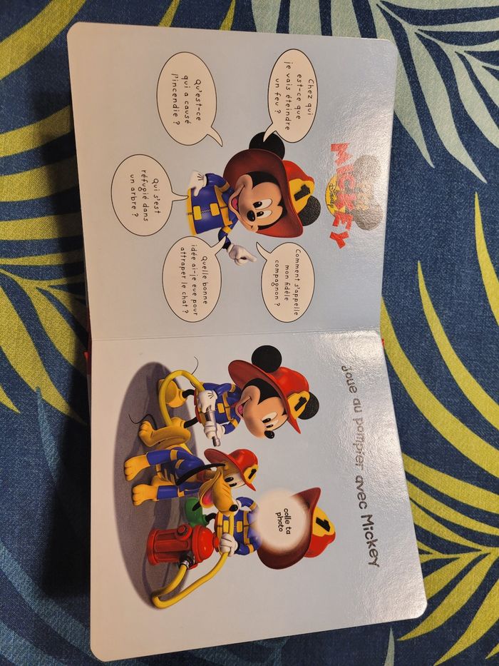 Livre p'tit mickey pompier disney - photo numéro 7