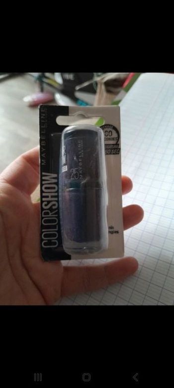 Vernis violet colorshow