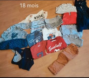 Lot vêtements 18 mois garçon 