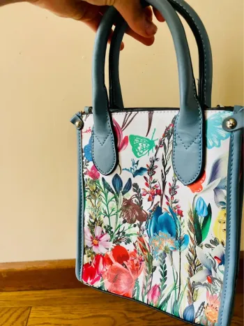 Sublime sac à main à fleurs