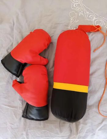 Sac de frappe enfant avec gants