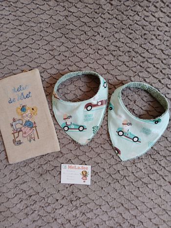 Bavoir bandana personnalisé