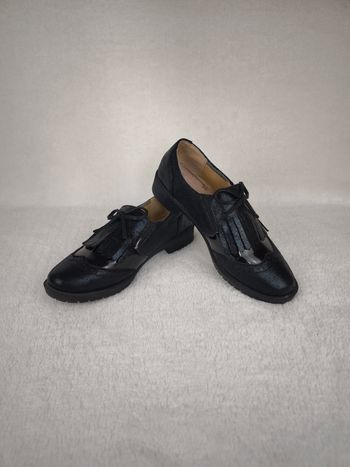 Derbies noir kid's pop fille pointure 35