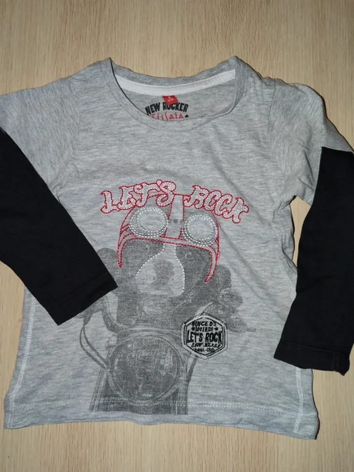 Lot de 5 tee-shirts ML 2 ans - photo numéro 2