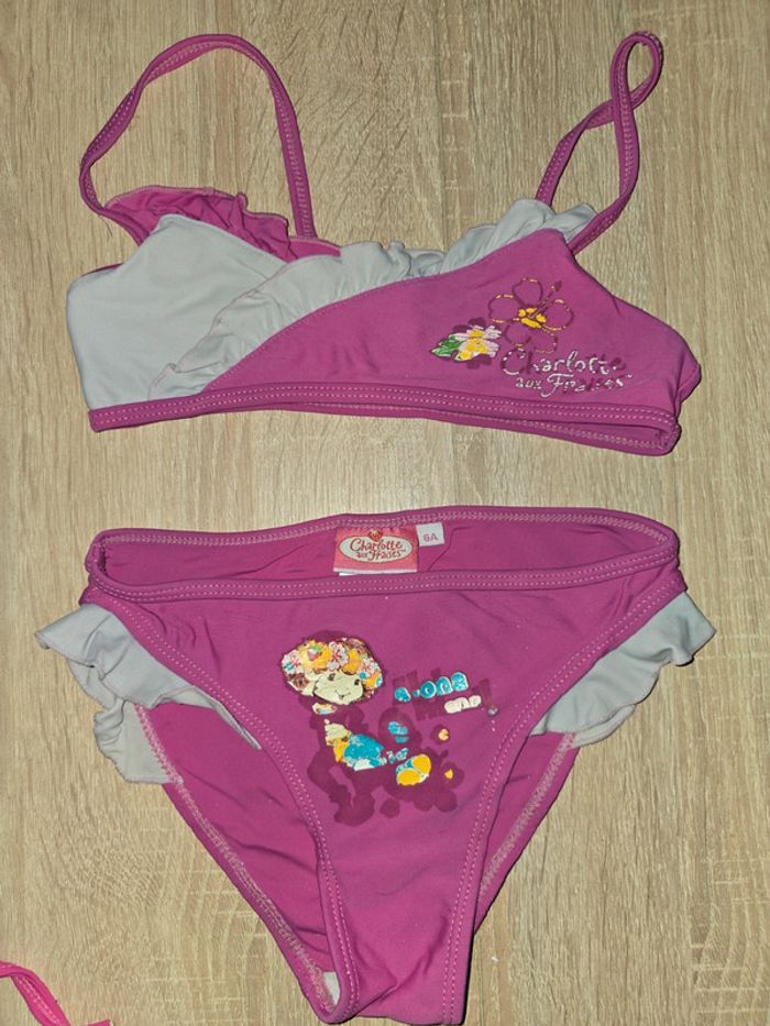 Ensemble maillot de bain 6 ans "Charlotte aux fraises" - photo numéro 3