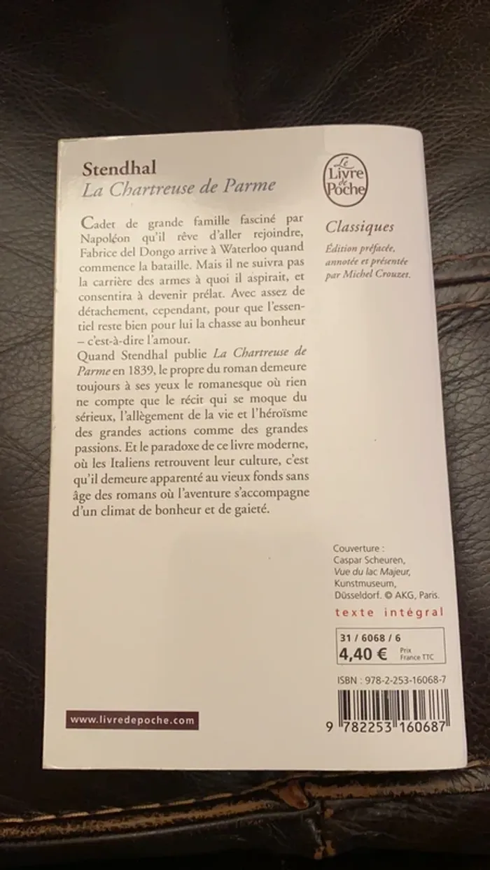 Livre La chartreuse de Parme Stendhalien - photo numéro 2