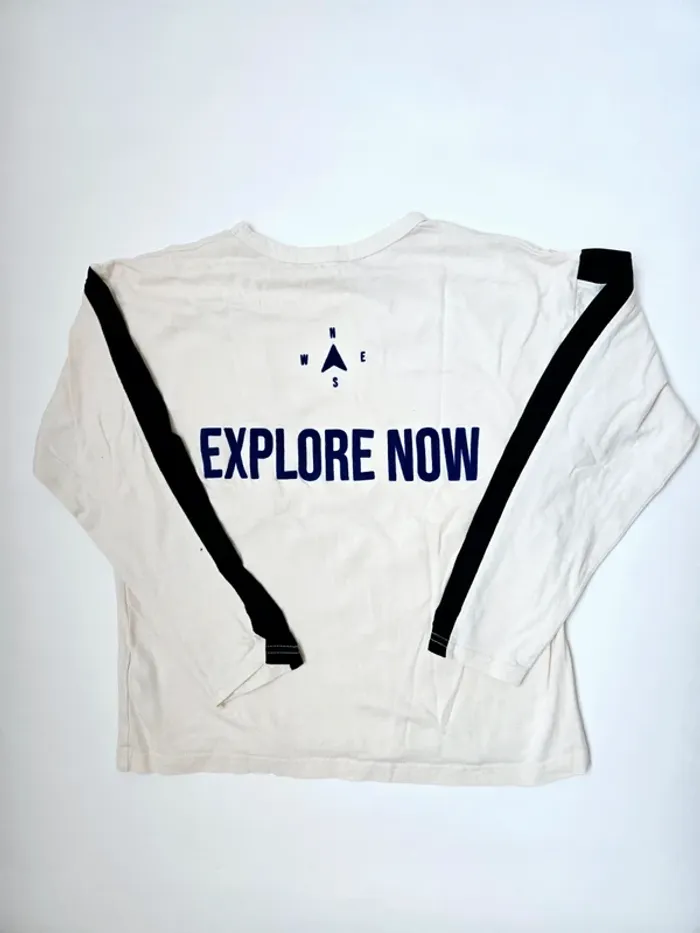 T-shirt ML crème - photo numéro 3