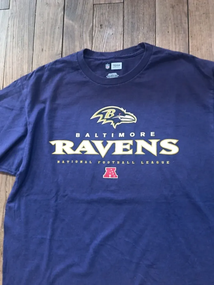 T-shirt NFL Baltimore ravens manches longues L - photo numéro 4