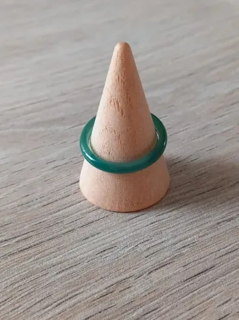 Bague en Agate verte taille 57
