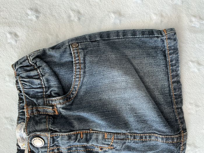 jupe en jean bleu taille élastique 18 mois kitchoun - photo numéro 5