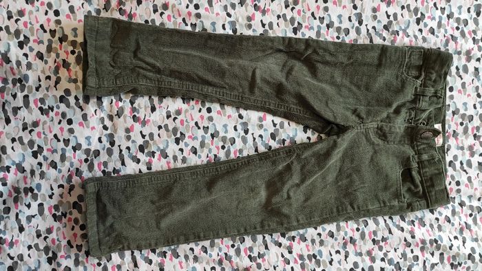 Pantalon kaki velours