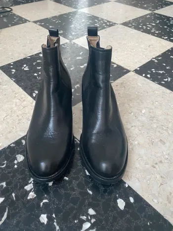 Bottines San Marina noires cuir – T39