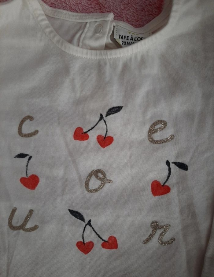 Lot 4 tee-shirts 24 mois - photo numéro 3